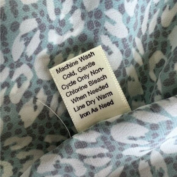 Standards and Practices Violeta Ruched Sleeves Wrap Maxi Dress - M - Picture 9 of 10